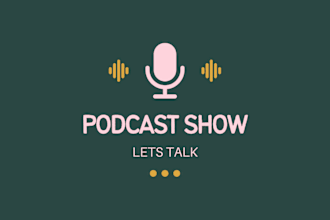 design a stunning podcast logo