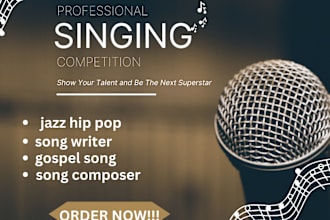 be your female songwriter, song composer, rnb jazz hiphop music producer, singer