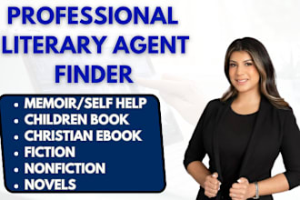 find active literary agent for children book fiction and nonfiction memoir ebook