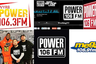organically play and promote your song on power 106 radio
