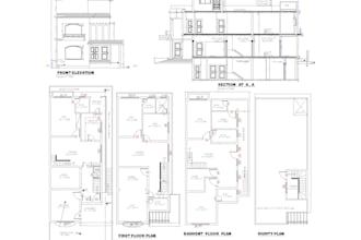 convert PDF, sketch, or image to autocad floor plans