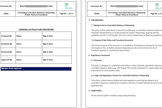 develop process flows, sop, policies and procedures and flowchart