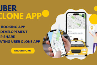 create uber clone app taxi app uber app for android and IOS