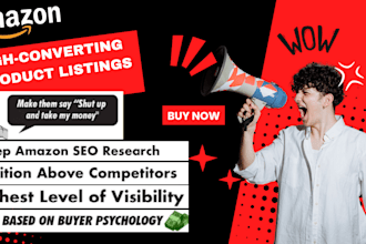 write a top selling SEO optimized amazon listing, amazon copywriting