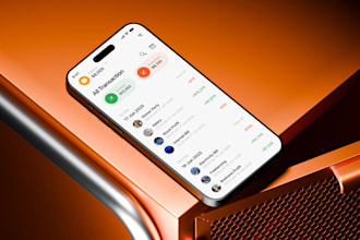 do fintech, ewallet, healthtech, edtech, lms mobile app UI UX design, redesign