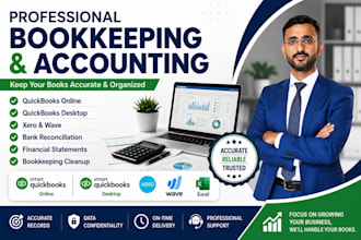 do quickbooks bookkeeping, bank reconciliation and accounting