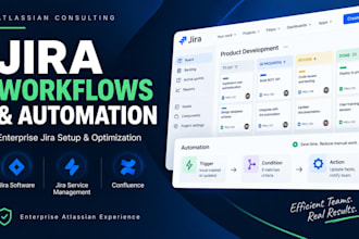 set up and optimize jira workflows and automation