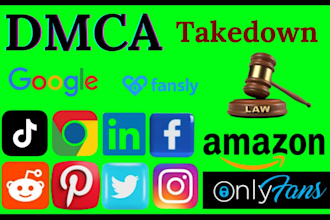remove leaked,infringing,mugshot google,onlyfans,reddit,tiktok under dmca law