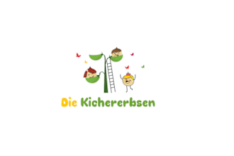 modern contemporary kindergarten young children logo