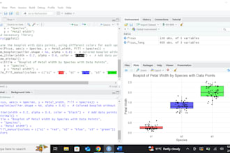 data analysis and visualization using r and rstudio