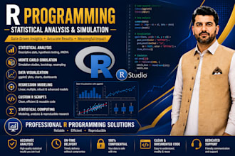 write r code for statistical analysis and simulation