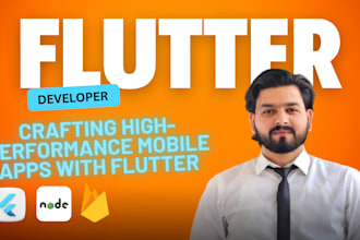 do flutter app development, android and ios apps, and flutterflow