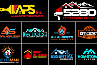 do property real estate construction mortgage home plumbing and heating logo