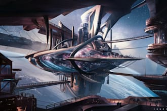 draw awesome environment concept art