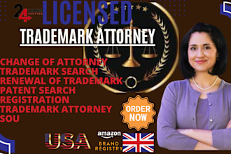 be your US licensed trademark attorney for your trademark application on uspto