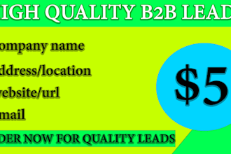 generate b2b leads and find emails to build a prospect list