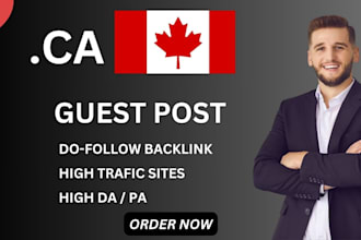 publish guest post or link insertion on high da canadian blog with real traffic