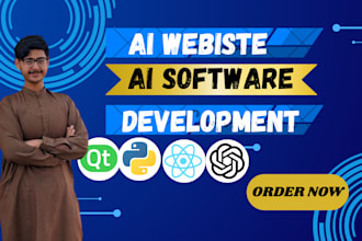 build ai desktop application , ai website and ai app