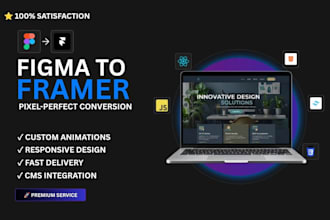 design, redesign or fix framer website, cms or blog template
