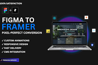 design, redesign or fix framer website, cms or blog template
