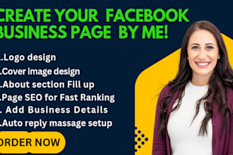 do facebook page create and setup professionaly