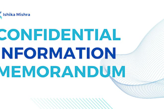 create a confidential information memorandum