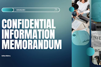 design confidential information memorandum and ppm
