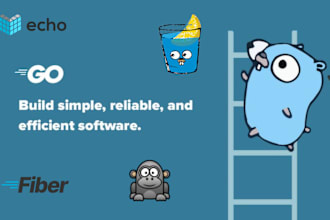 create or fix your  golang web application or rest api