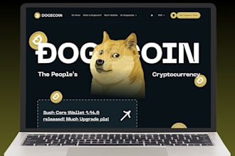 create a professional meme coin website with fast delivery