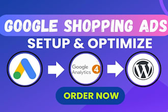 setup and manage google shopping ads, ppc, display ads campaign