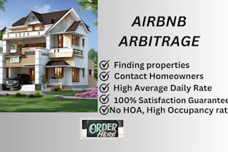 find airbnb arbitrage property in US, UK and canada