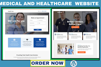 build responsive medical and healthcare website