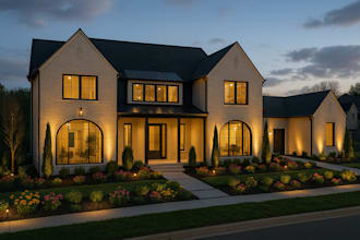 do exterior design, 3d modeling, rendering, interior design, virtual rendering