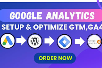 setup google tag manager and analytics in your website store