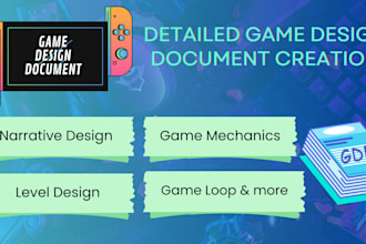 create a detailed game design document gdd
