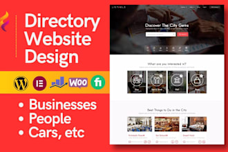 build a directory of businesses, cars, people, real estate