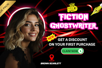 be your fiction ghostwriter book and ebook writer for thriller story