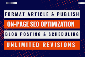 upload content and blog posts as wordpress virtual assistant