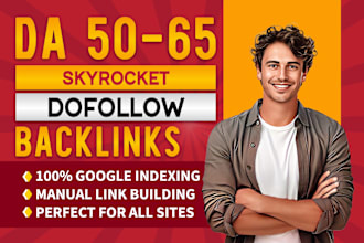 skyrocket ranking with high authority manual dofollow SEO contextual backlinks