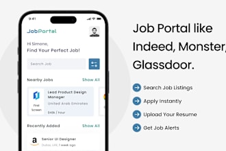 develop a job board agency job portal and staffing app like indeed