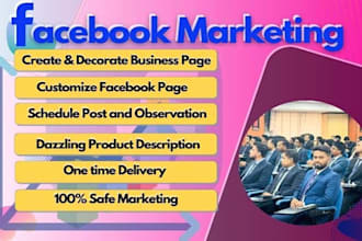 be your facebook marketing manager