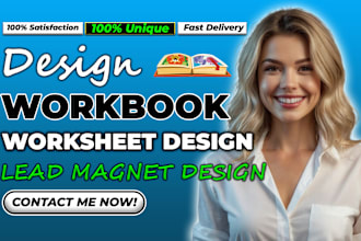 design kids activity book, workbook, workbook lead magnet and checklist on canva