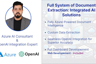 develop custom document extraction systems integrating ai