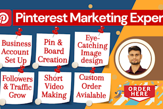 be your pinterest marketing and follower growth expert