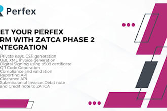 provide perfex CRM  with zatca  phase 2 integration