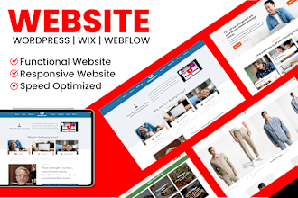 be a wordpress developer, or website builder to create wordpress website design