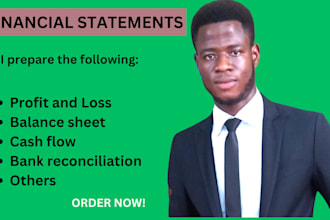 prepare financial statements, profit and loss, balance sheet
