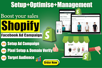 setup shopify facebook ads campaign, meta ads campaign, fb advertising