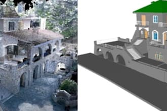 convert point cloud or cad to bim in revit with accuracy