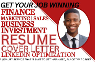 write sales, marketing resume writing, cover letter, linkedin